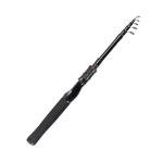 Telescopic Fishing Rod, Collapsible Fishing Rod Portable Spinning Pole for Saltwater and Freshwater, Carbon Fiber Lightweight and Compact Design (Full Extend 5.9 Feet)