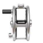 Vintage Classic Fly Fishing Reel,Right/Left Handle Position, Fly Reel (Black, 5/6 wt)