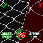 SHOUWAN White Fish Net Decorations for Pirate Party Hawaiian Party, Nautical Themed Fishing Nets Decorative Birthday Fishnet Party Accessory Decor