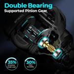 KastKing Verus Left-Handed Baitcasting Fishing Reel