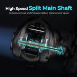 KastKing Verus Left-Handed Baitcasting Fishing Reel