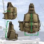 Fiblink Water-Resistant Fishing Tackle Backpack