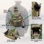 Fiblink Water-Resistant Fishing Tackle Backpack