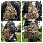 Fiblink Water-Resistant Fishing Tackle Backpack