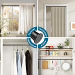 Adjustable Black Tension Rod, 24-46 Inches