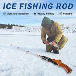 Portable Ultralight Ice Fishing Rod for Jigging