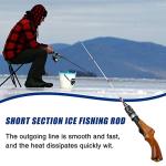 Portable Ultralight Ice Fishing Rod for Jigging