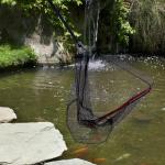 Portable Telescopic Fishing Net with Storage Bag