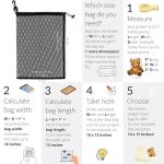 Palterwear Mesh Drawstring Bags - Set of 4