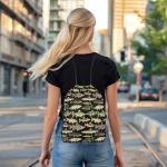 Feelyou Waterproof Fishing Drawstring Backpack 13x15.7