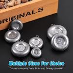 Disc Sinkers for Saltwater and Catfishing