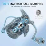 KastKing MegaJaws 3000 Spinning Reel - Pelagic Blue