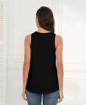 Women’s Black Loose Fit Fishing Tank Top