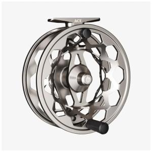 Redington Ace Fly Fishing Reel - All Around Aluminum Fly Reels 5/6 Weight - Nylon Case Included - Silver