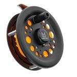 Martin Classic Rim Control Fly Fishing Reel, Metal Click Drag, Single Action, Aluminum Spool, Aluminum Frame, 5/6 Weight Line, Interchangeable Retrieve, Push-Button Release, Brown