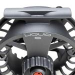 LAMSON | Liquid -5+ S-Series Fly Fishing Reel | All-Water | Large Arbor, Powerful Sealed Drag, Pressure Cast Aluminum | Smoke | 4wt 5wt 6wt Size