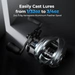 KastKing Kestrel Baitcasting Fishing Reel,7.5:1,Left Handed