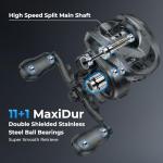 KastKing Kestrel Baitcasting Fishing Reel,7.5:1,Left Handed