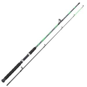 Sougayilang Spinning Rods, Strong Carbon&Glass Composite Fishing Pole with Stainless Steel Line Guides for Catfish- 7'0"- Green