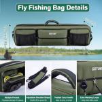Goture Fly Fishing Rod and Reel Combo with Fly Rod & Gear Case, 9FT #5 4-Piece Fly Rod, Pre-Spooled Reel, Fly Line, Flies, Leader, Tippet, Forceps, Nipper and Complete Starter Kit