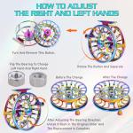 Sougayilang Colorful Fly Fishing Reel, Size 5/6,7/8 CNC-Machined Aluminum Alloy Fly Reel,Powerful Lightweight Fly Reels for Trout Fishing (7/8