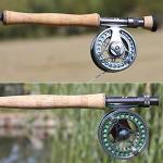 Sougayilang Fly Fishing Rod, Lightweight Ultra-Portable 4-Piece Graphite Fly Rod for Complete Starter 5/6wt, 7/8wt Rod for Traveling - 7/8WT