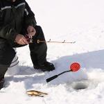 FAPAO Ice Fishing Rod Reel Combo Complete Kit with Ice Skimmer and Carry Bag Lures Hooks Swivels Accessories