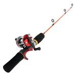 FAPAO Ice Fishing Rod Reel Combo Complete Kit with Ice Skimmer and Carry Bag Lures Hooks Swivels Accessories