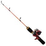 FAPAO Ice Fishing Rod Reel Combo Complete Kit with Ice Skimmer and Carry Bag Lures Hooks Swivels Accessories
