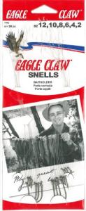Eagle Claw Snelled Baitholder Hooks Assorted Pack - Red