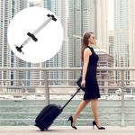 TENDYCOCO Single Tie Accessories Telescopic Luggage Handle Replacement for Travel Suitcase Adjustable Aluminum Alloy Pull Rod for Trolley and Makeup Cases