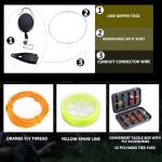 Sougayilang Fly Fishing Combo, 4 Piece Fly Rod and Die Cast Aluminum Alloy Reel Complete Starter Package with Rod Bag-Turquoisee-#5