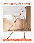 VEVOR Cabinet Jack Support Pole, 4-Pack, 45.7-114.2 Inch Steel Telescopic Quick Support Rod, Adjustable 3rd Hand System up to 154 lbs Capacity for Installing Cabinets, Lifting Drywall, Cargo Bars