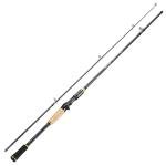Sougayilang Fishing Rod 24-Ton Carbon&Glass Fiber Composite Spinning and Casting Rod, 2 Piece for Bass Trout Crappie Travel Fishing- 6'0"- Casting- Golden