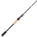 Sougayilang Fishing Rod 24-Ton Carbon&Glass Fiber Composite Spinning and Casting Rod, 2 Piece for Bass Trout Crappie Travel Fishing- 6'0"- Casting- Golden
