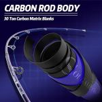Sougayilang Inshore Saltwater Fishing Rods, 7-Foot Casting Rods with EVA Handles, Stainless Steel Guides with Ceramic Rings, Fighting Butt