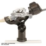YakAttack Omega Rod Holder | Track Mount Fishing Rod Holder for Kayak & Boat | Compatible with Spinning, Casting, Fly Reels | LockNLoad System | Secure & Adjustable | Kayak Track Mount Accessories