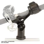 YakAttack Omega Rod Holder | Track Mount Fishing Rod Holder for Kayak & Boat | Compatible with Spinning, Casting, Fly Reels | LockNLoad System | Secure & Adjustable | Kayak Track Mount Accessories