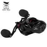 KastKing Spartacus II Baitcasting Fishing Reel, 6oz Ultralight, Super Smooth with 17.6 LB Carbon Fiber Drag, 7.2:1 Gear Ratio, 39mm Palm Perfect Lower Profile Design,Black Rhino,Right Handed
