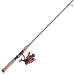 Berkley Cherrywood HD Spinning Reel and Fishing Rod Combo,Red