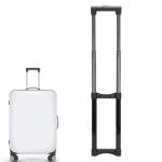 DIY Suitcase Telescopic Handle Spare Parts Stretchable Stylish Black Traveling Accessories Length 82cm Metal Pull Rod
