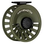 Redington Behemoth Fly Fishing Reel, Multipurpose Fly Reel for Freshwater and Saltwater, Large Arbor and Adjustable Drag, O.D. Green, 4/5