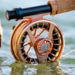 Redington Rise Fly Fishing Reel, Lightweight Design, Large Arbor and Oversized Drag Knob, Freshwater and Saltwater, Olive, 5/6