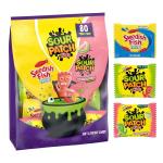 SOUR PATCH KIDS and SWEDISH FISH Mini Soft & Chewy Halloween Candy Variety Pack, Bulk Candy, 80 Trick or Treat Bags