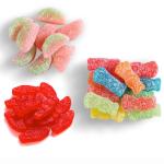 SOUR PATCH KIDS and SWEDISH FISH Mini Soft & Chewy Halloween Candy Variety Pack, Bulk Candy, 80 Trick or Treat Bags