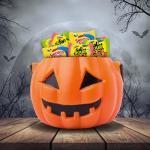 SOUR PATCH KIDS and SWEDISH FISH Mini Soft & Chewy Halloween Candy Variety Pack, Bulk Candy, 80 Trick or Treat Bags