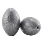 Dr.Fish Egg Sinker Lead Fishing Weights Oval Shaped Catfishing Weights Bank River Freshwater Saltwater Fishing Bass Casting 2oz 10 Pack