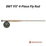 Redington All Water Fly Fishing Kit, 8 Weight 9 Foot Inshore Rod, Crosswater Reel, Fly Line, Leader, & Carrying Case