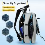 yuzhiyuan Fishing Sling Bag with Rod Strap, Small Fishing Bag Portable & Lightweight, Fish Small Tackle bag – Fits Tackle Boxes & Gear,Move Freely, Cast Smoothly - Fishing Gifts for Men