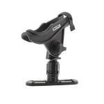 Scotty #282-BK Baitcaster Rod Holder w/Gearhead & Track (Black)